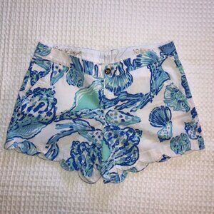 🌴 Lilly Pulitzer BAREFOOT PRINCESS Buttercup Short - Size 10